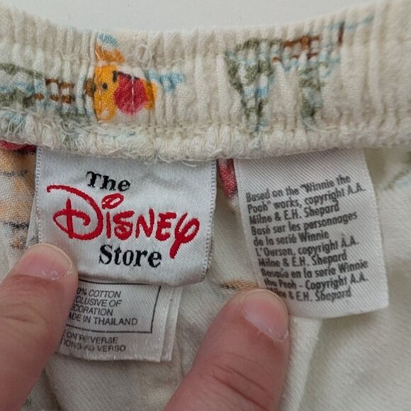Vintage Disney Store Pajama Pants Womens Size Large Flannel Winnie the Pooh Ski - Picture 5 of 12